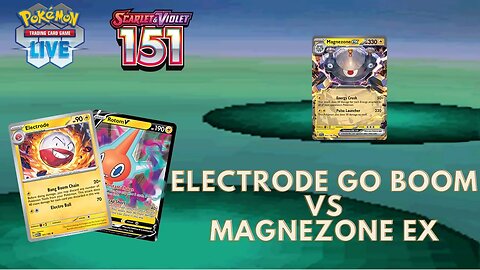 Electrode vs Magnezone ex | Pokémon Trading Card Game Live