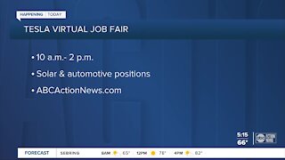 More than 180 Tesla jobs available at Tampa Bay area job fair