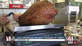 Local smokehouse pre-makes thousands of turkeys
