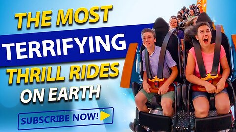 Top 10 Most Terrifying Thrill Rides on Earth | Scariest Roller Coasters