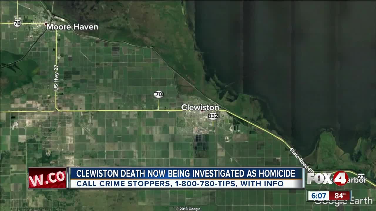 Information needed in Clewiston murder