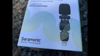 Saramonic Professional Mini Mic Microphone iOS Devices Mobile Phone Broadcasting Recording Vlog