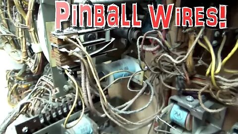 Working Through The Wiring Is Tough on These Old E.M. Pinball Machines! Williams Aztec Repair