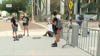 Peaceful protests continue in Tampa Bay area in wake of George Floyd's death