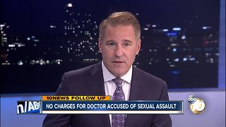 No charges for doctor accused of sexual assault