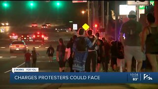 Charges protesters could face