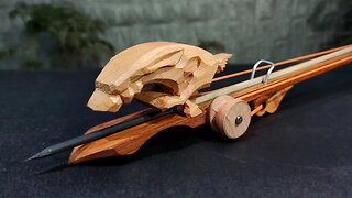 COMPLETELY NEW | how to make a rabbit hunting slingshot from wood | Wood Art TG