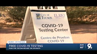 Free COVID-19 testing in Pima County before the holidays