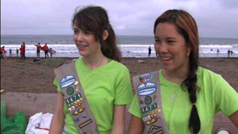 Girl Scouts Adopt a Beach