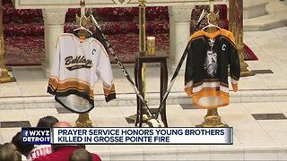 Prayer service honors young brothers killed in Grosse Pointe fire