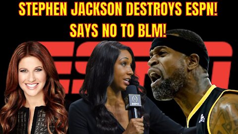 Stephen Jackson SLAMS ESPN over SYMPATHY JOB given to MARIA TAYLOR! Backs Rachel Nichols! NO to BLM!
