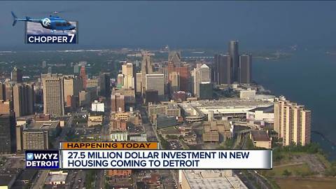 Group investing $27.5 million in new housing for Detroit neighborhoods