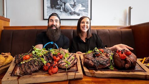 THE 128OZ STEAK BOARD CHALLENGE | The Chronicles of Beard