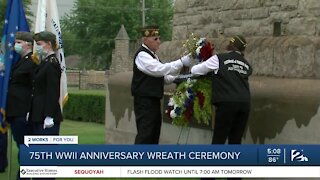 75th WWII anniversary wreath ceremony