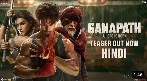 GANAPATH _ Hindi Teaser _ Amitabh B_ Tiger S_ Kriti S ❘ Vika
