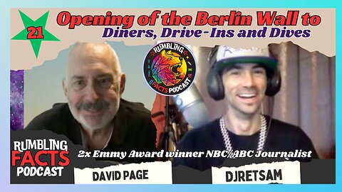 Opening of the Berlin Wall to Dives, Drive-ins and Dives EP21 2x Emmy Winner Journalist David Page