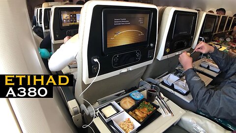 FRIENDLY Etihad A380 Flight | EY32 Paris to Abu Dhabi (Economy Class)