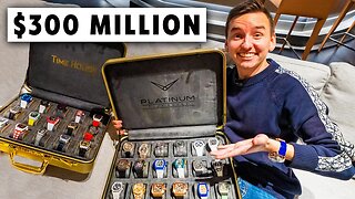 $300,000,000 In Two Suitcases!!! [insane watch collection]