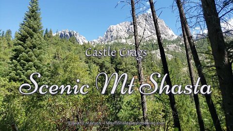 Flume Trail and Pacific Crest Trail - Castle Crags - Scenic Mt Shasta