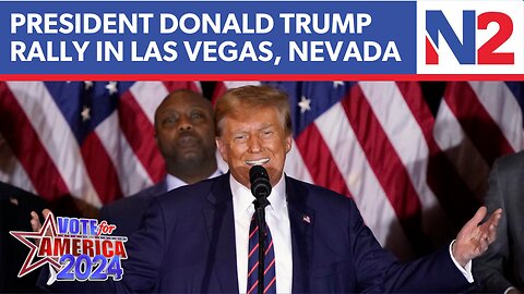 LIVE: President Donald Trump Commit to Caucus Rally in Las Vegas | NEWSMAX2