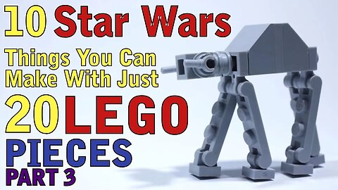10 Star Wars things you can make with 20 Lego pieces Part 3