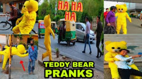 Teddy Bear Prank || Funny video.🤣