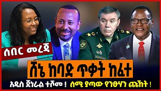 ሸኔ ከባድ ጥቃት ከፈተ ❗️ አዲስ ጀነራል ተሾመ ❗️ ሰሚ ያጣው የንፁሃን ጩኸት ❗️