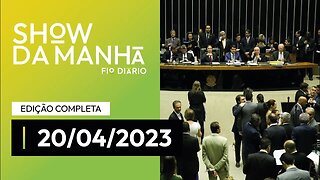 SHOW DA MANHÃ - EMPAREDADO, GOVERNO NÃO TEM MAIS COMO CONTER CPMI 20/04/23