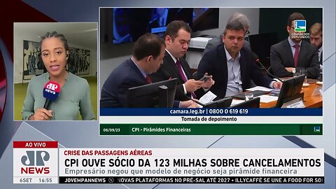 CPI ouve sócio da 123 Milhas sobre cancelamento de passagens promocionais