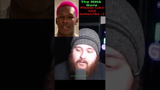 MMA Guru compliments Israel Adesanya for the first time in his life