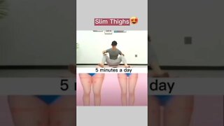 slim thighs #workout #fitness #homeworkout