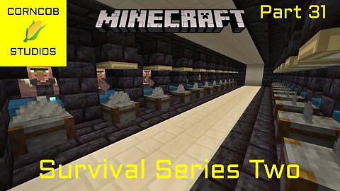 Stone Mason Hall, Tunnel Trobles, & Blaze Farm | Minecraft | Survival Series Two | Part 31