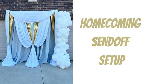 Decorate with me: Homecoming Sendoff