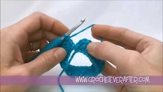 Left Hand How To Crochet An Open Tube or Circle Tutorial