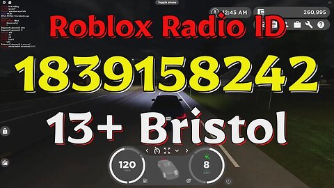 Bristol Roblox Radio Codes/IDs