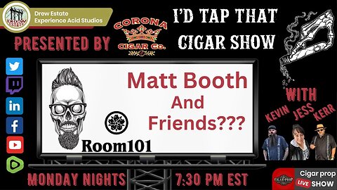 Matt Booth of Room 101 Cigars, I'd Tap That Cigar Show Episode 176