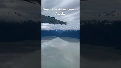 Float Plane in Alaska; Alaska Glaciers From Sky; Float Plane Flying