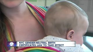 Gender designations are about to be a thing of the past for some New York City newborns