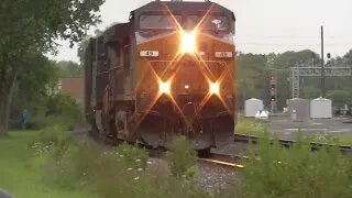 CSX and NS Train Meet from Berea, Ohio August 12, 2023