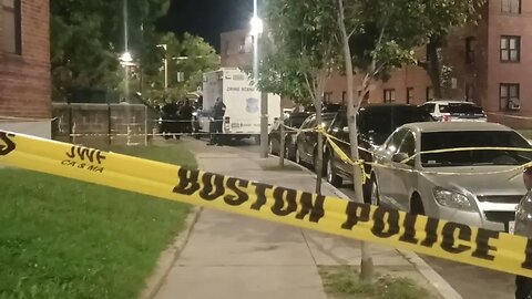 Boston police respond to five people shot on Ames Street