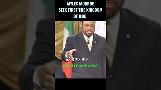 Myles Munroe Seek first the kingdom of God #shortsyoutube #viral #shortsvideo #mylesmunroe