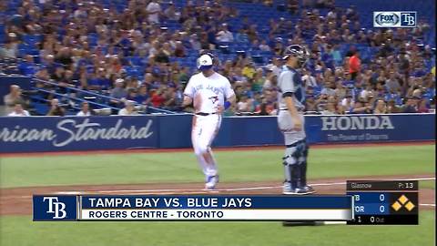Aledmys Diaz homers in 7-run 1st inning as Toronto Blue Jays beat Tampa Bay Rays 10-3
