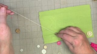 #4 Friend Journal -Paint and Thread!