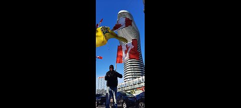 2024 01 14 Brampton convoy to Mississauga Ontario Canada