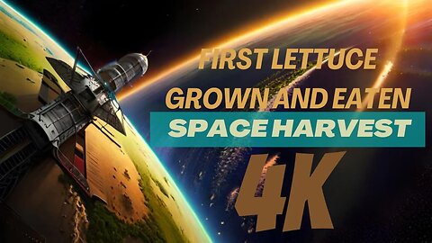 Space Harvest | First Lettuce Grown and Eaten in 4K | VideoVista #space #nasa #scienceandtechnology