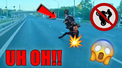Wheelie Fail! - Ultimate Motorcycle Road Rage, Crashes, Close Calls of 2022 [Ep.31]