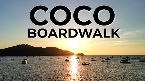 [4K] BOARDWALK IN COCO 🥥 Visit This Busy Beach Town In Costa Rica [2024] #costarica #tourism #travel