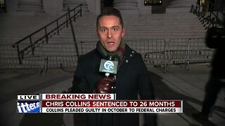 Ed Drantch reports outside courthouse after Chris Collins' sentencing pt 2