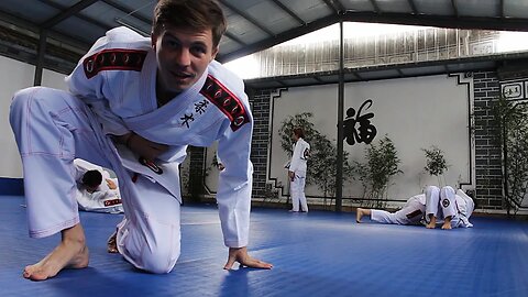 First Day of Gracie Jiu Jitsu in China!