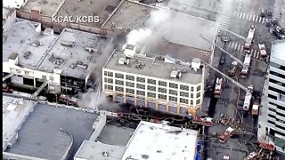 Multiple firefighters injured in LA explosion